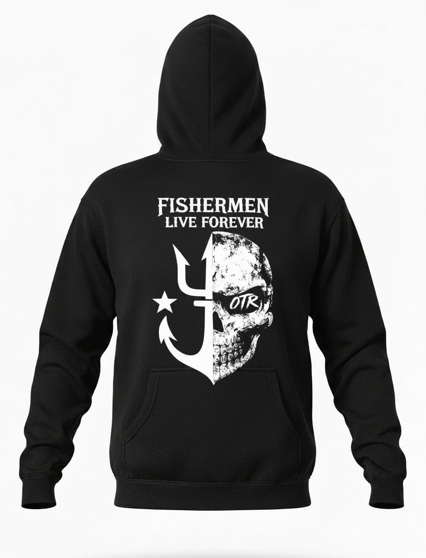 Fisherman Live Forever Hoodie