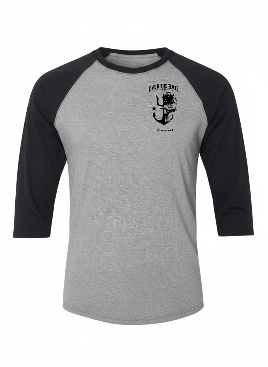 Triblend Three-Quarter Raglan Baseball T-Shirt.