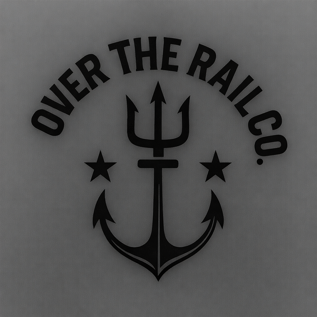8x8 Over The Rail Co car decal (color selection)