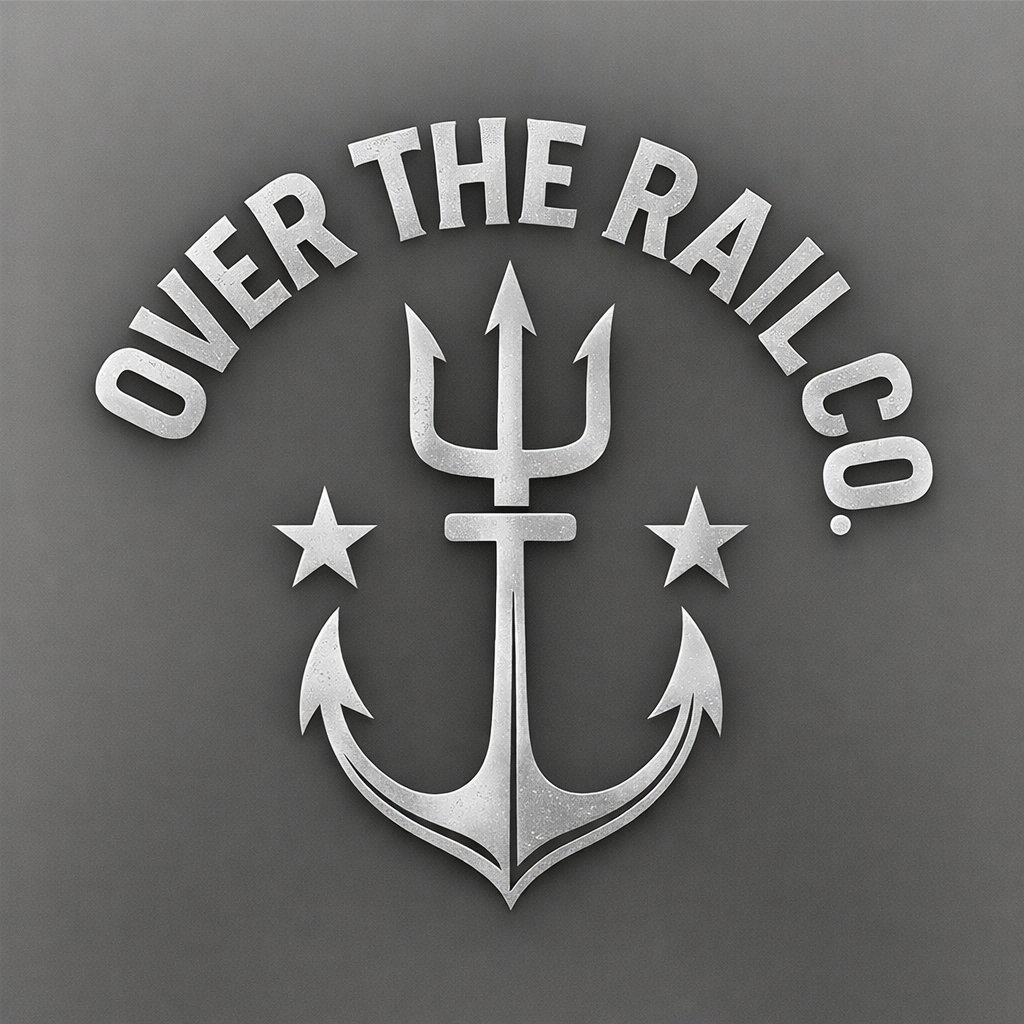 8x8 Over The Rail Co car decal (color selection)