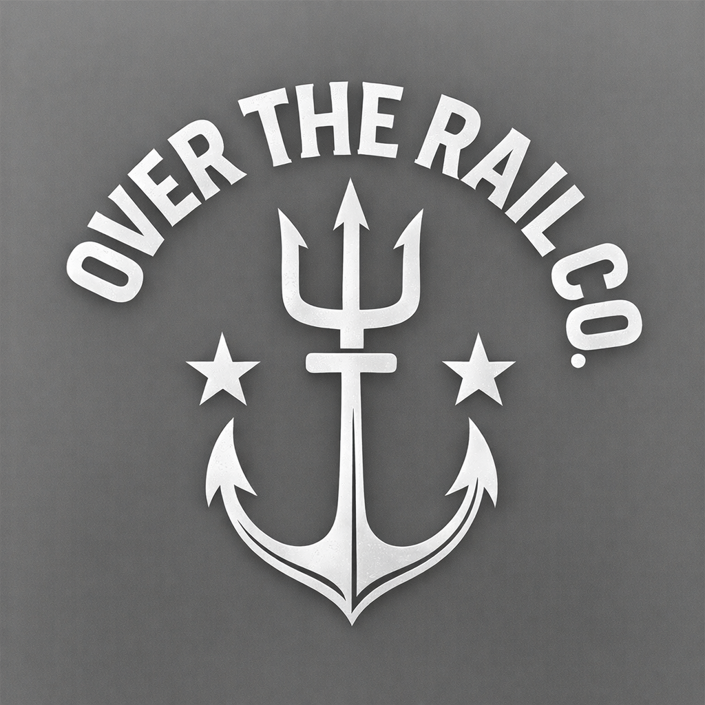 8x8 Over The Rail Co car decal (color selection)
